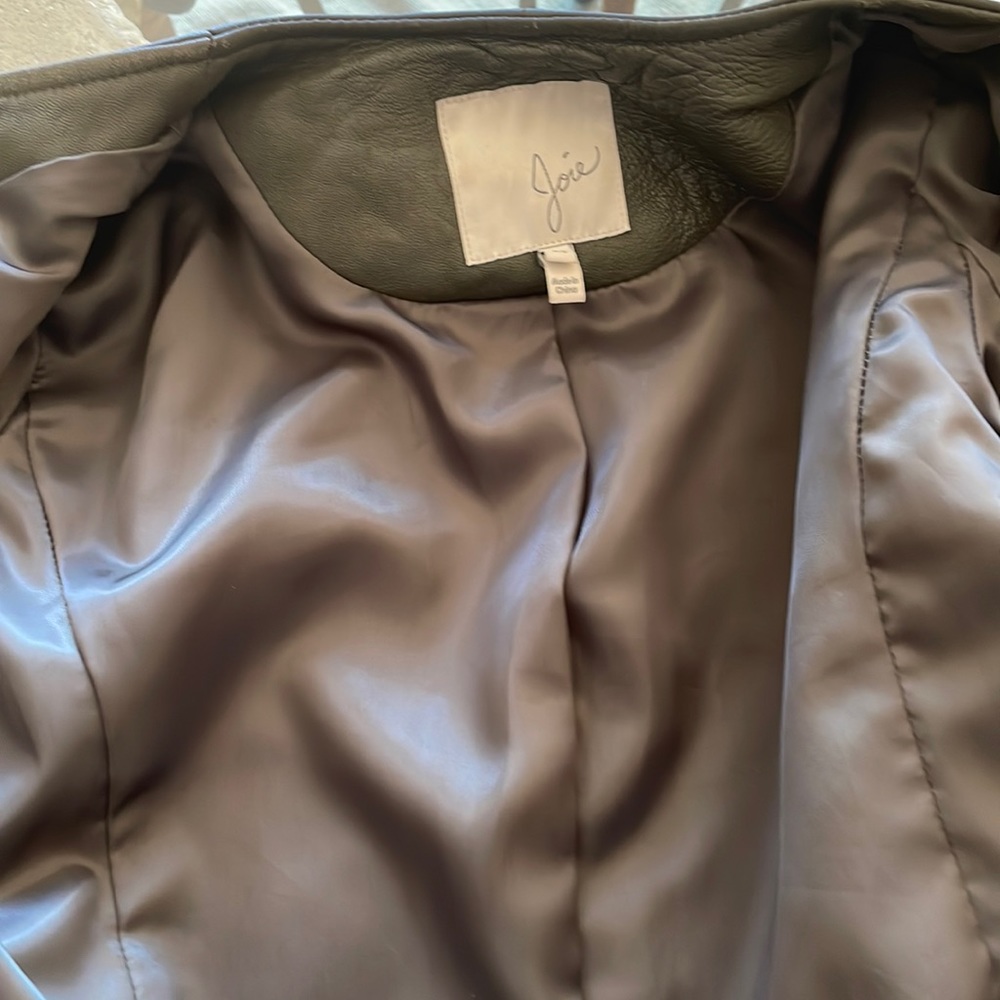Joie 100 percent leather jacket